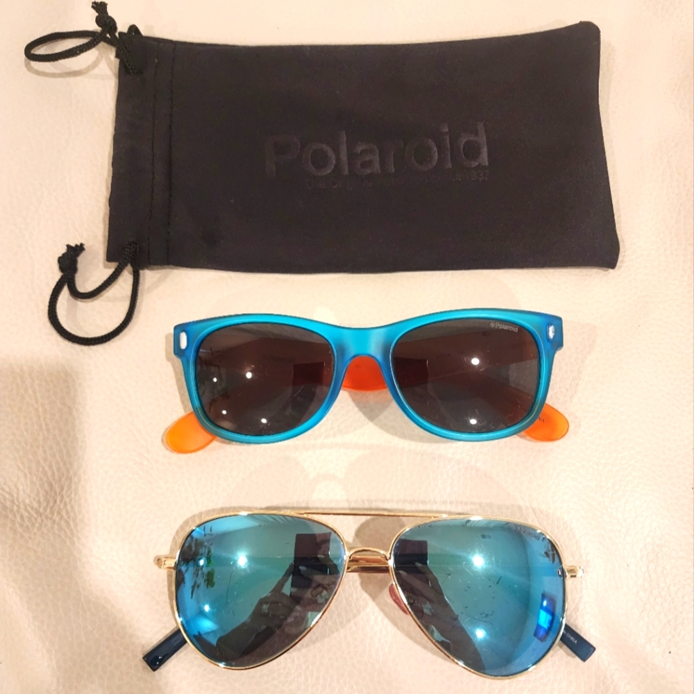 Blue Polaroid sunglasses set - 2 pairs #sunglassesPolaroid Sunglasses Kids' Pld